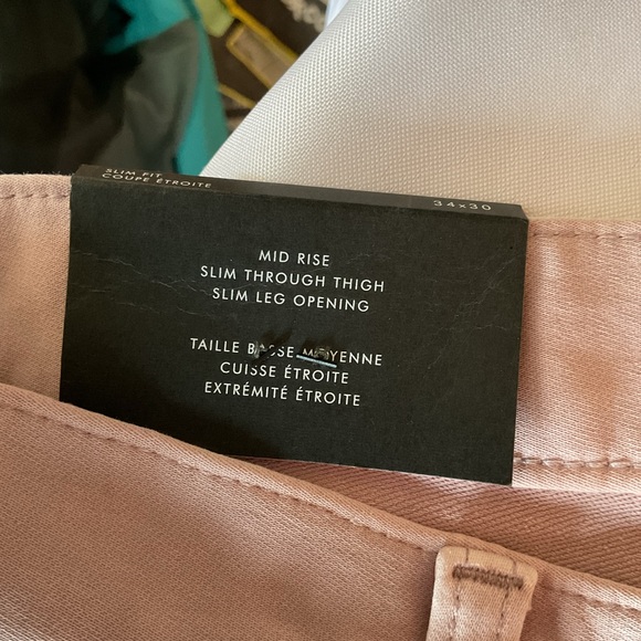 Banana Republic Traveler/Voyageur Slim Fit Rose/Taupe Jeans Size 34 x 30. NWT - Picture 8 of 9